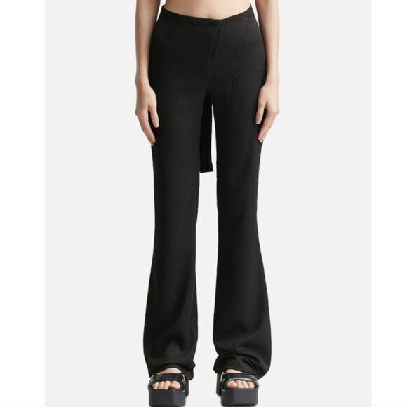 NWT Hyein Neo Cross Stitch Pants In Black 3 - Picture 1 of 8